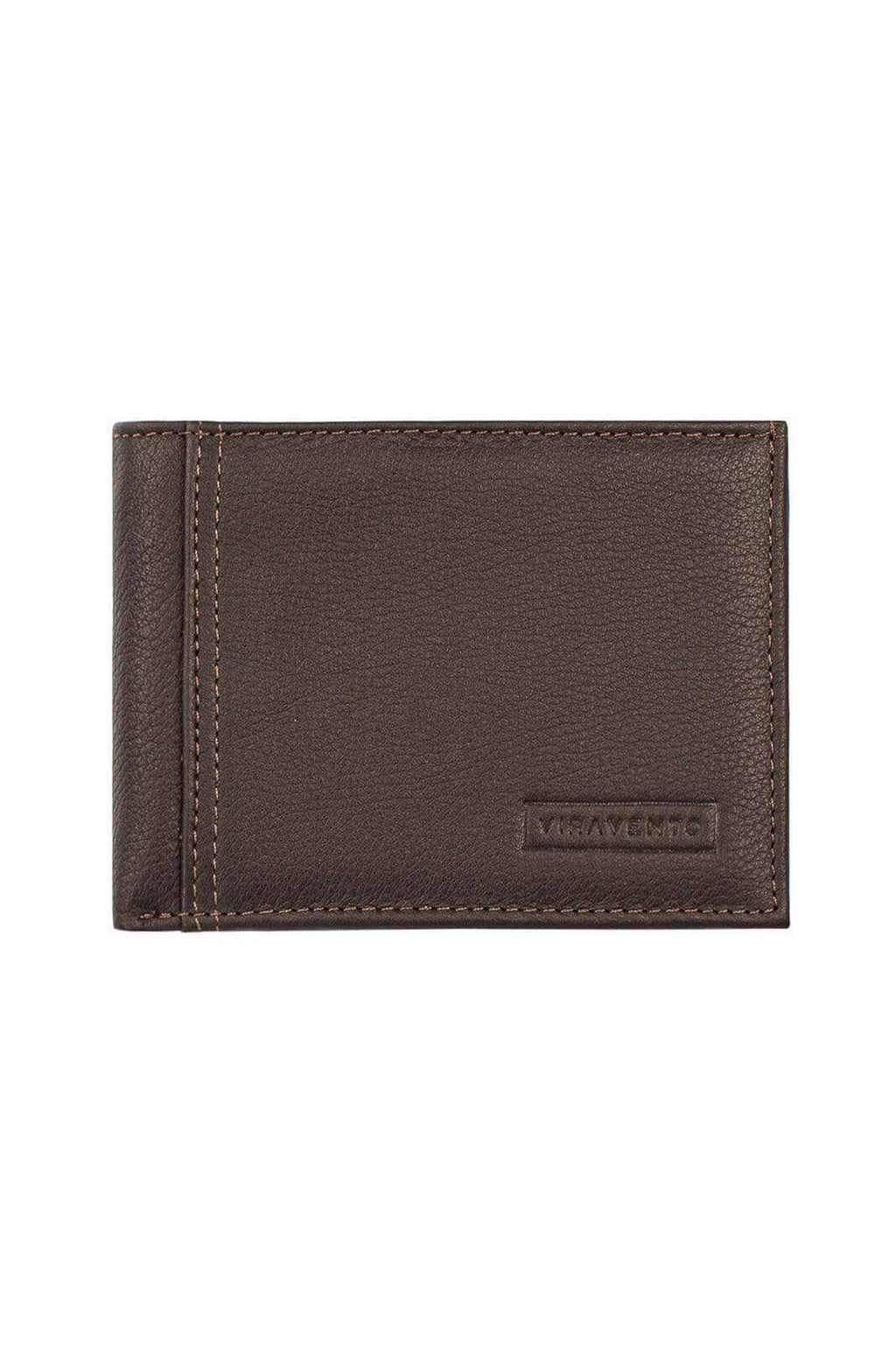 Carteira masculina de couro floater Tyler 8,5x11,5cm - Enluaze