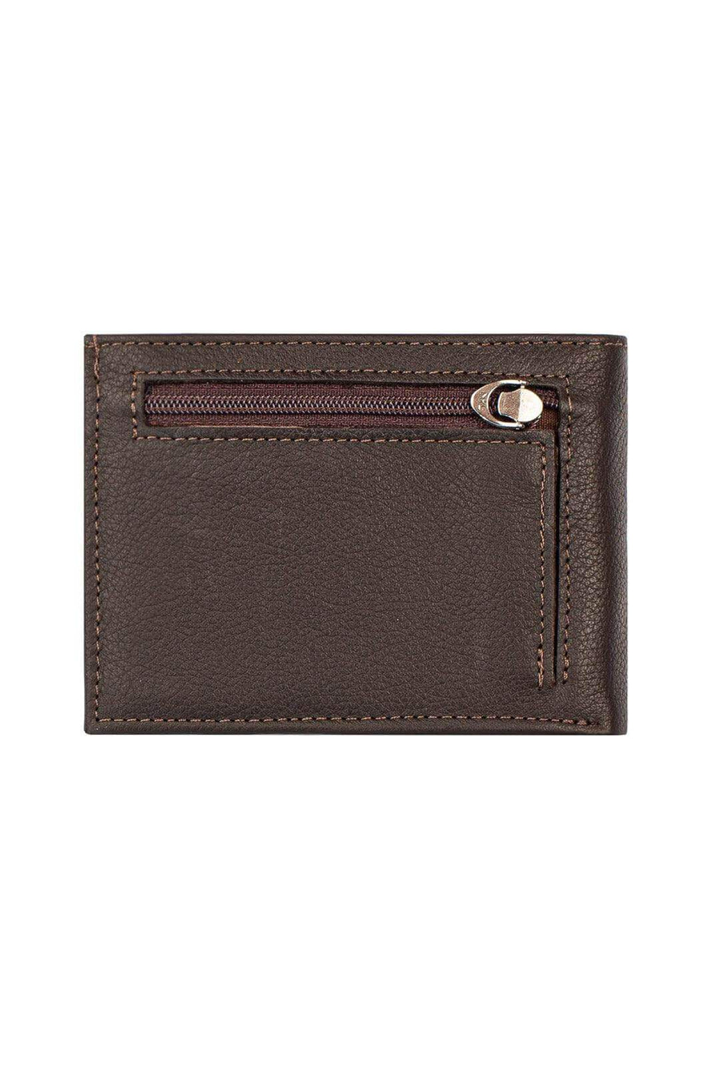 Carteira masculina de couro floater Tyler 8,5x11,5cm - Enluaze