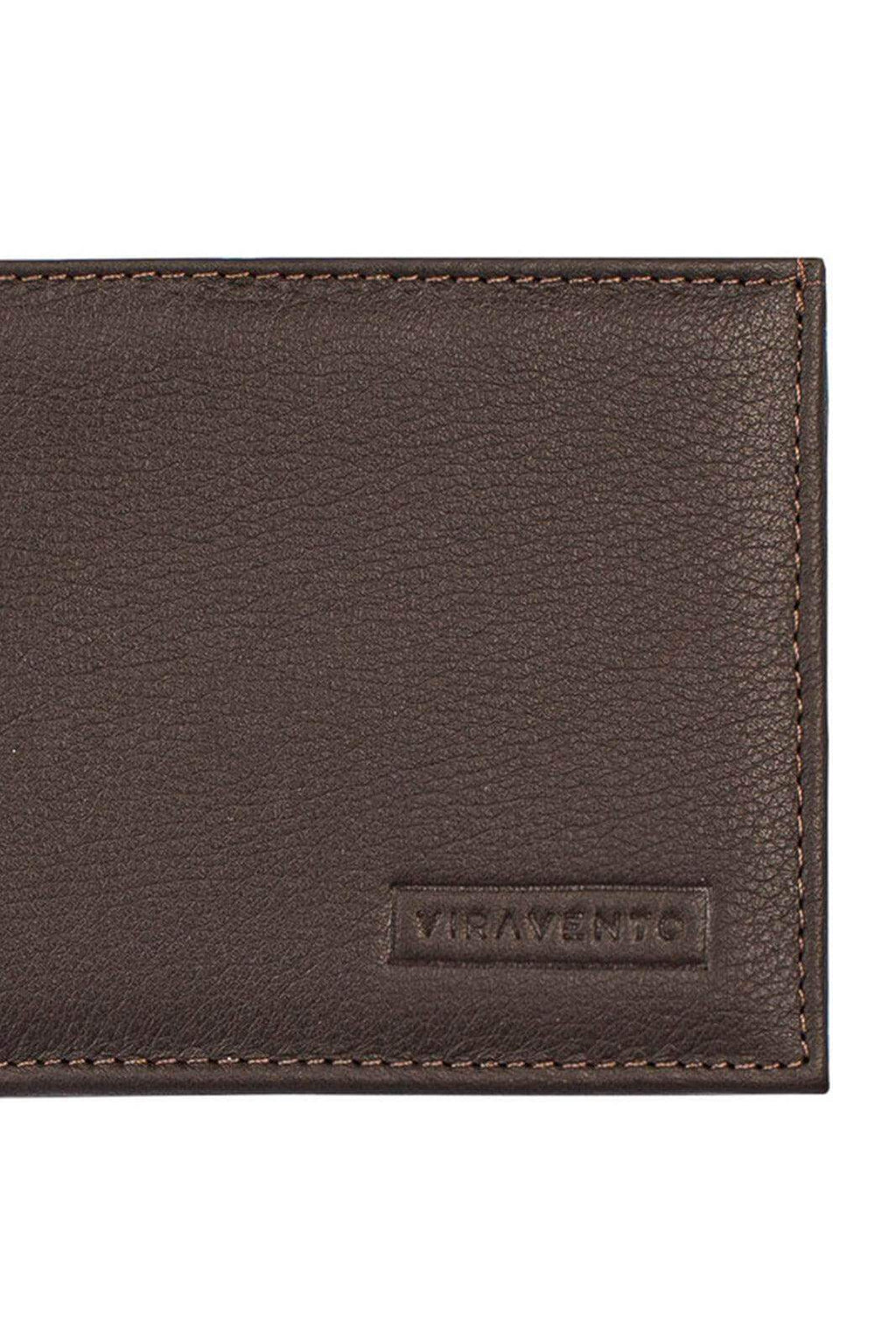 Carteira masculina de couro floater Tyler 8,5x11,5cm - Enluaze