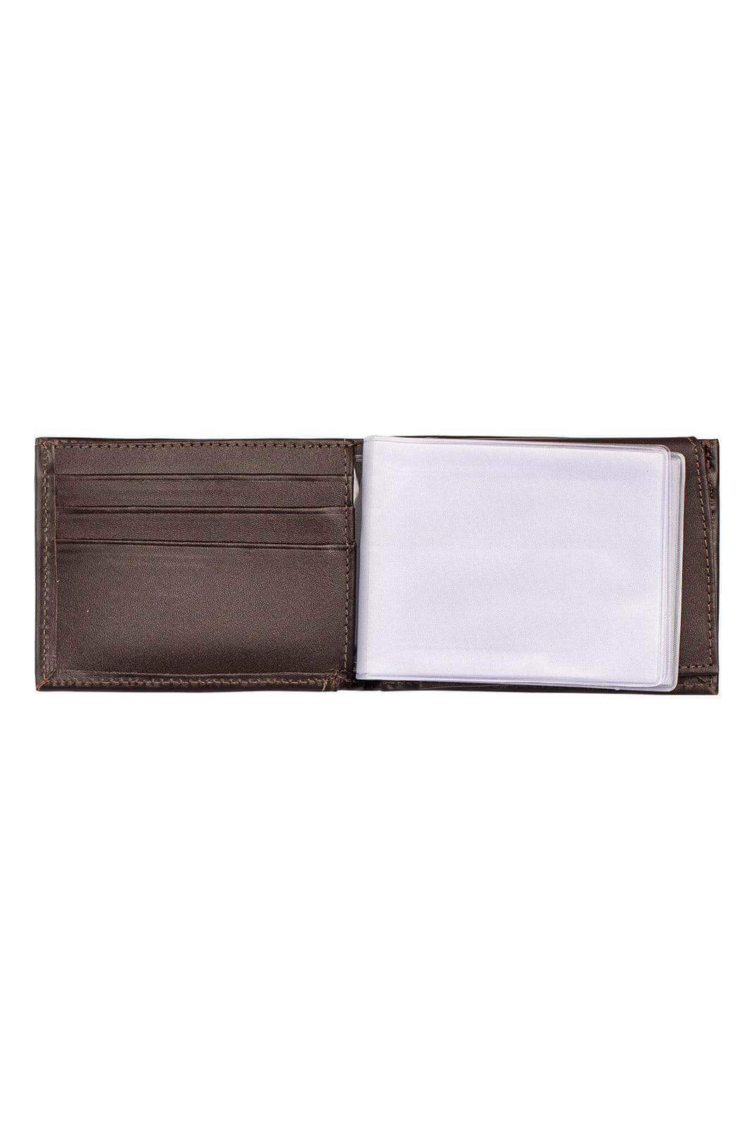 Carteira masculina de couro italiano Tyler 8,5x11,5cm - Enluaze