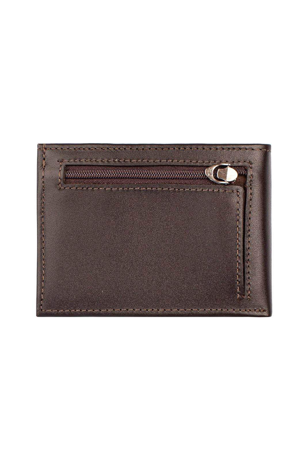 Carteira masculina de couro italiano Tyler 8,5x11,5cm - Enluaze