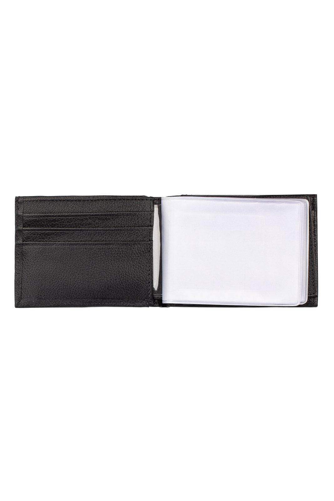 Carteira masculina de couro floater Tyler 8,5x11,5cm - Enluaze