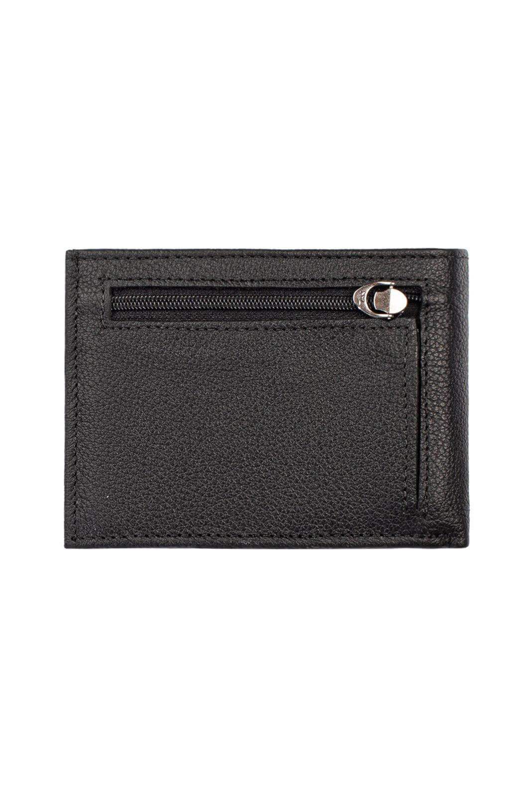 Carteira masculina de couro floater Tyler 8,5x11,5cm - Enluaze