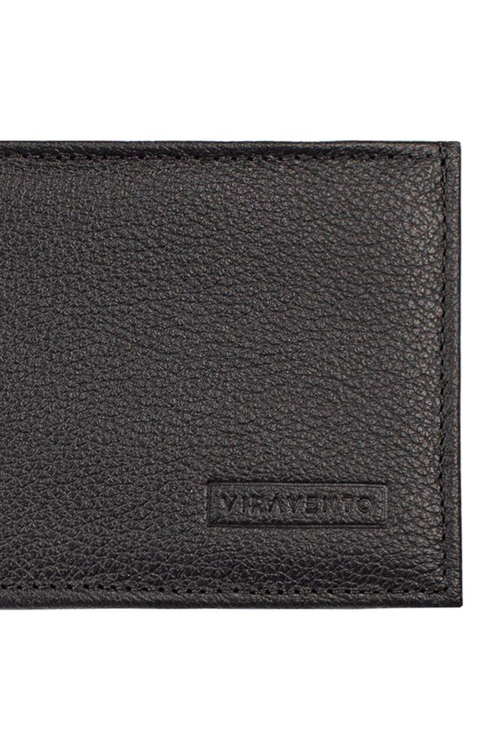 Carteira masculina de couro floater Tyler 8,5x11,5cm - Enluaze