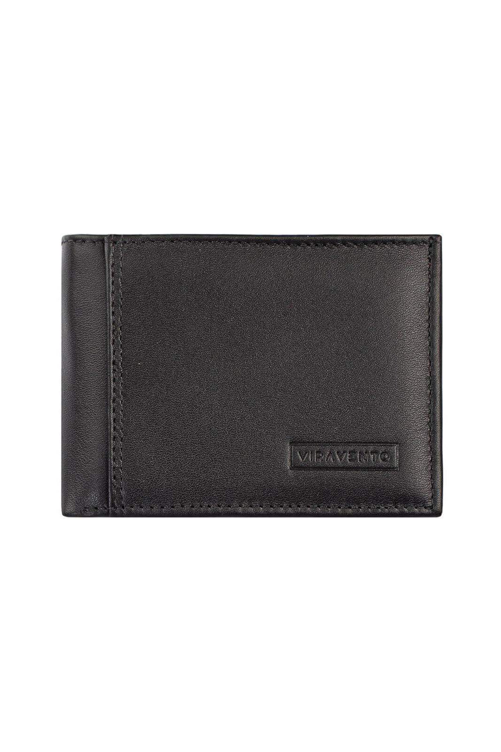 Carteira masculina de couro italiano Tyler 8,5x11,5cm - Enluaze