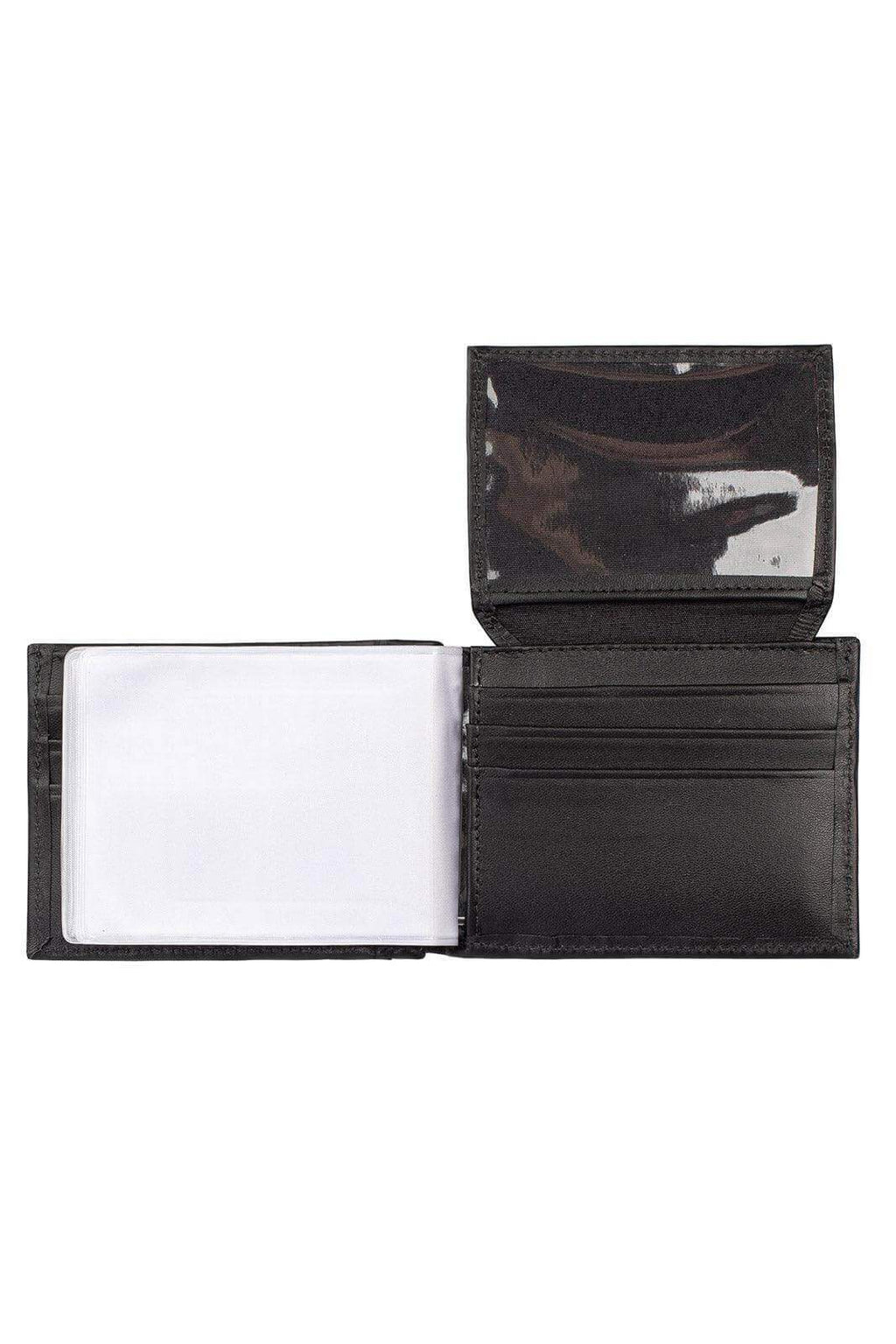 Carteira masculina de couro italiano Tyler 8,5x11,5cm - Enluaze
