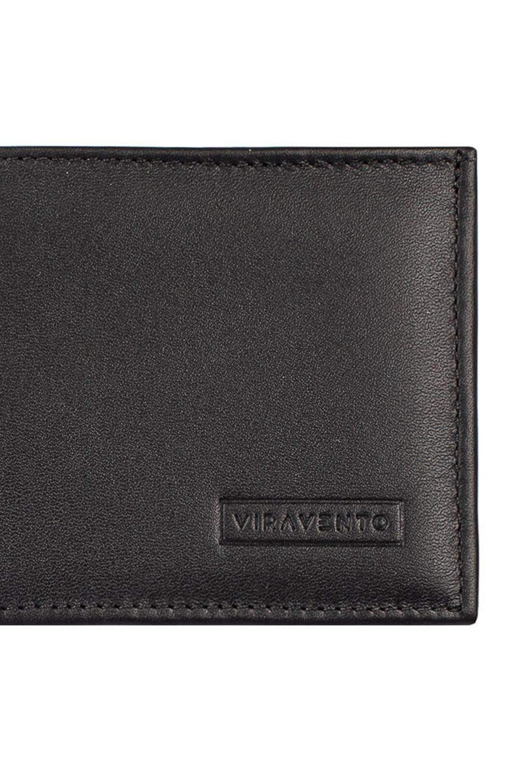Carteira masculina de couro italiano Tyler 8,5x11,5cm - Enluaze