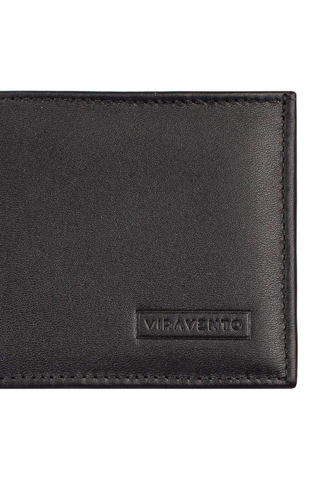 Carteira masculina de couro italiano Tyler 8,5x11,5cm - Enluaze