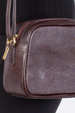 Bolsa quadrada pequena de couro liso Diana - Enluaze - Bolsas e Mochilas em Couro Legítimo - Andrea Vinci