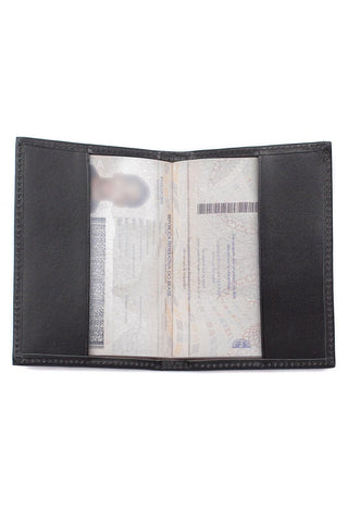 Porta passaporte de couro 14x10cm - Enluaze - Bolsas e Mochilas em Couro Legítimo - Vira Vento