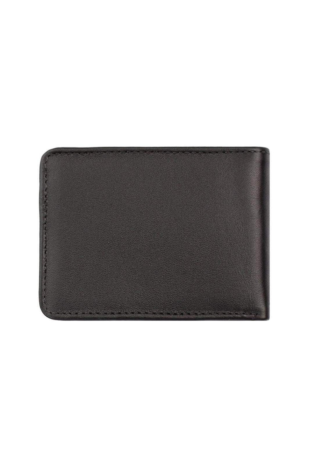 Carteira masculina pequena de couro italiano Joel 8x10cm - Enluaze