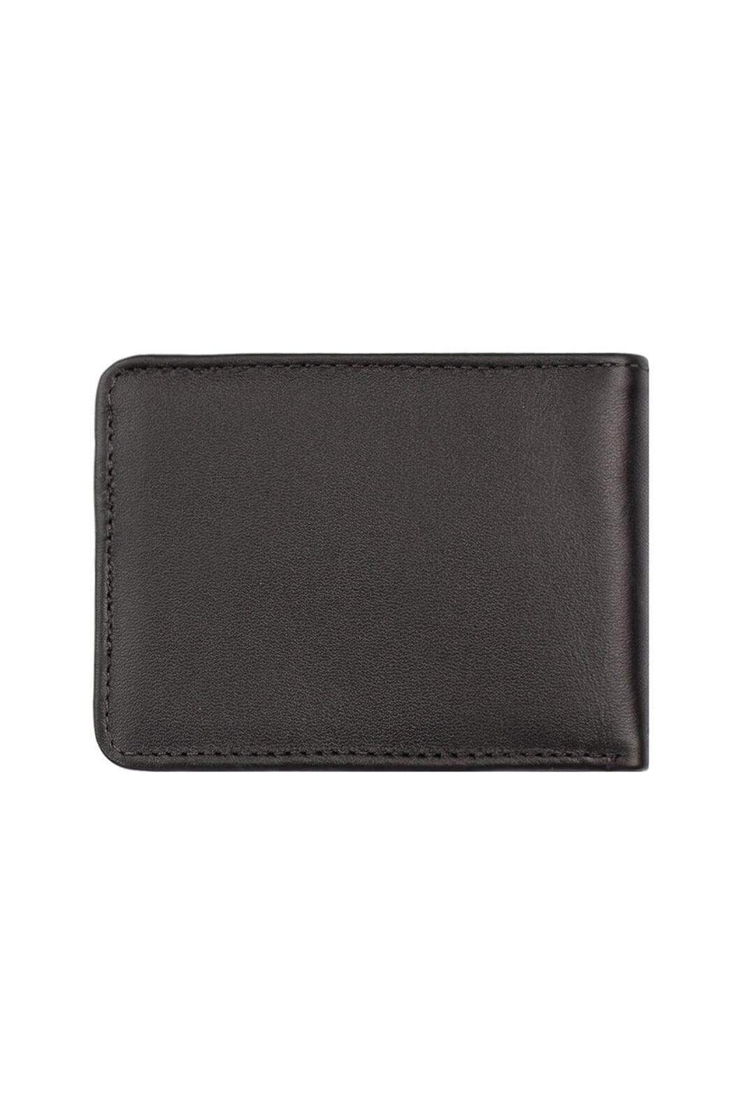 Carteira masculina pequena de couro italiano Joel 8x10cm - Enluaze