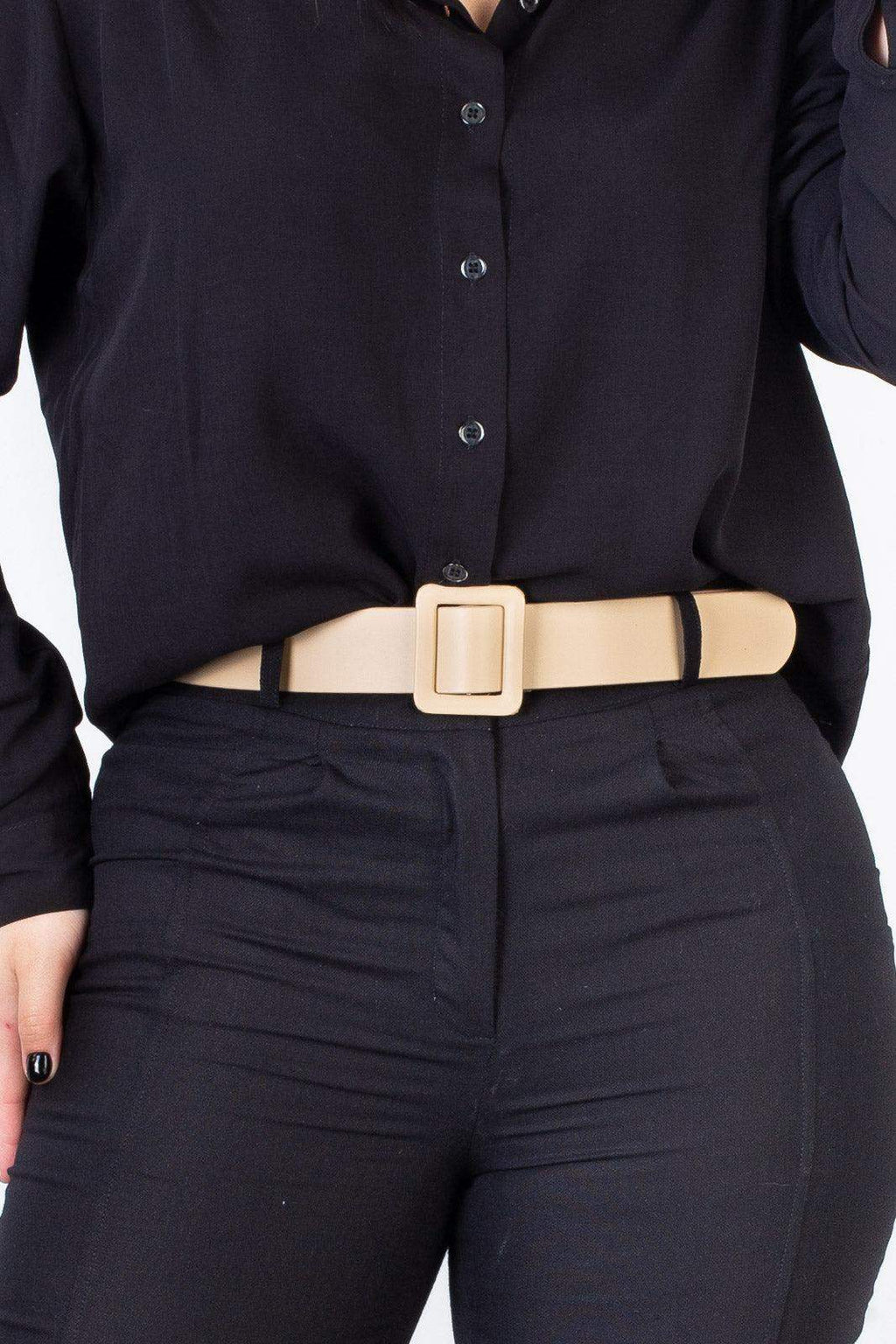 Cinto feminino de couro Vivi - Enluaze