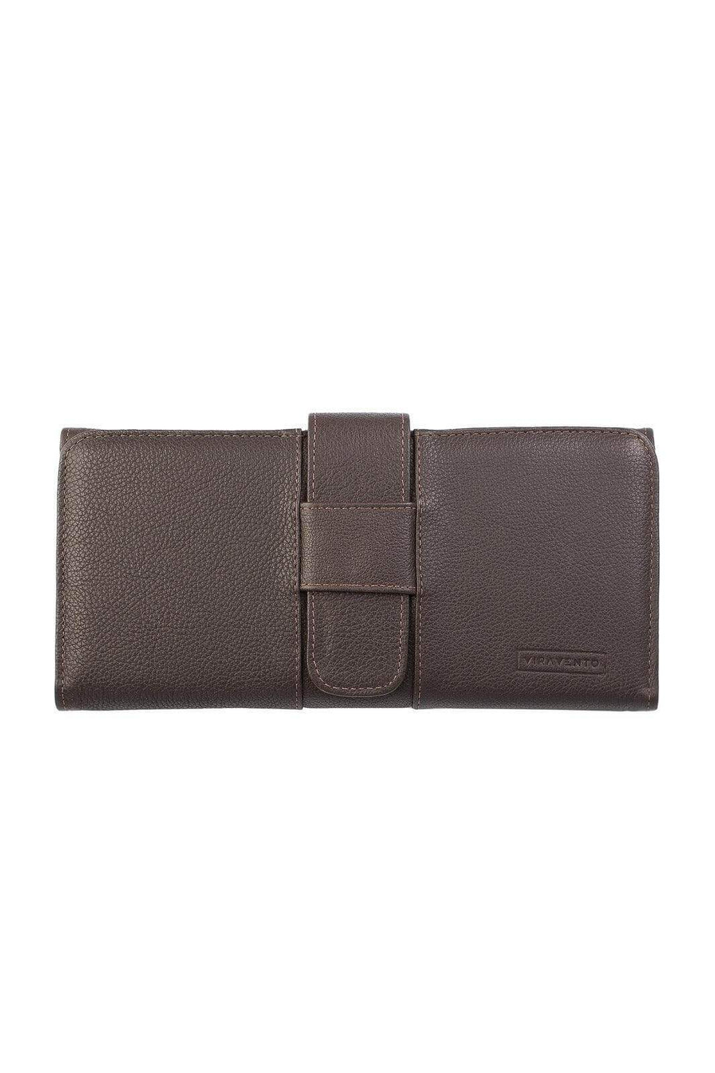 Carteira grande leva tudo unissex de couro floater 11x22cm - Enluaze