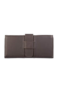Carteira grande leva tudo unissex de couro floater 11x22cm - Enluaze
