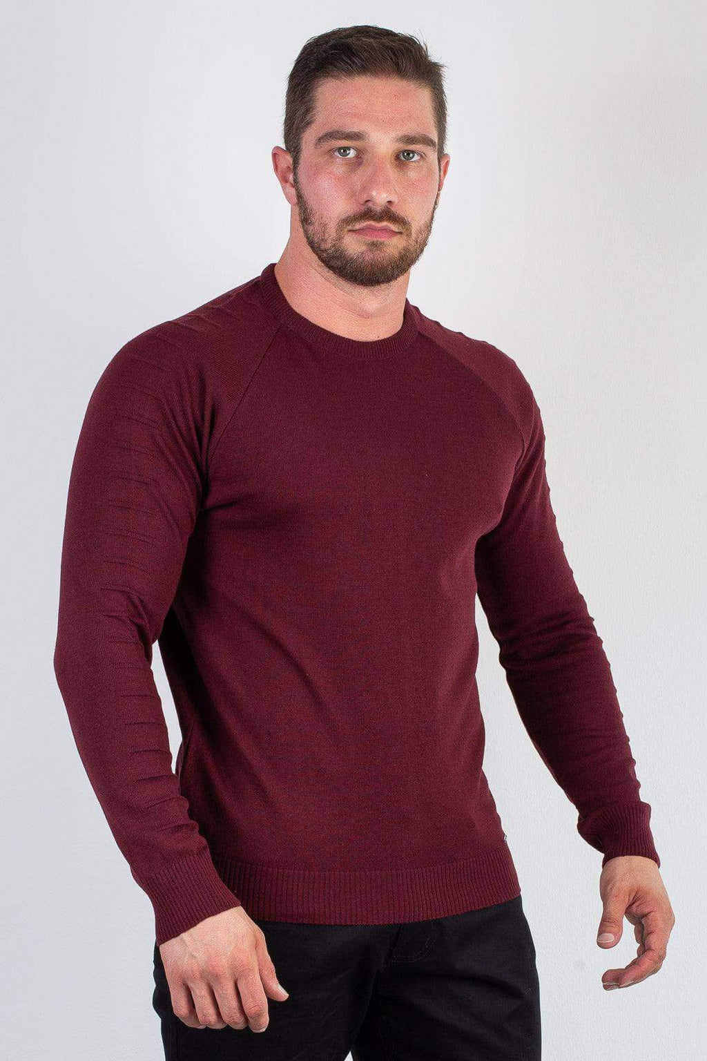 Blusa masculina de malha lisa 50002 - Enluaze