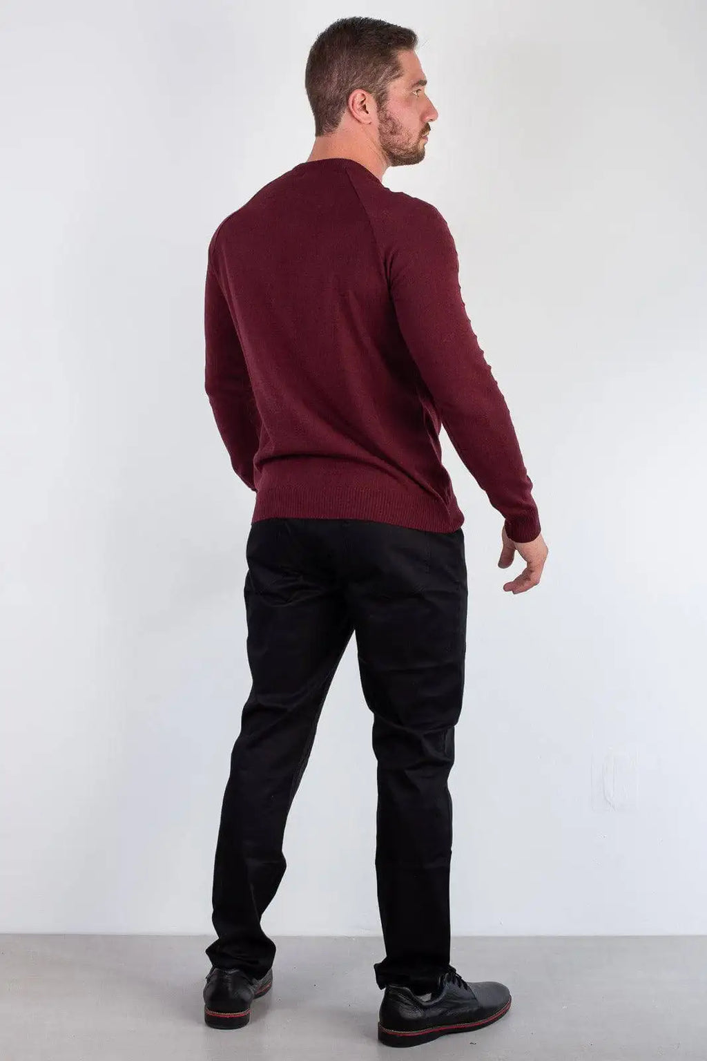 Blusa masculina de malha lisa 50002 - Enluaze