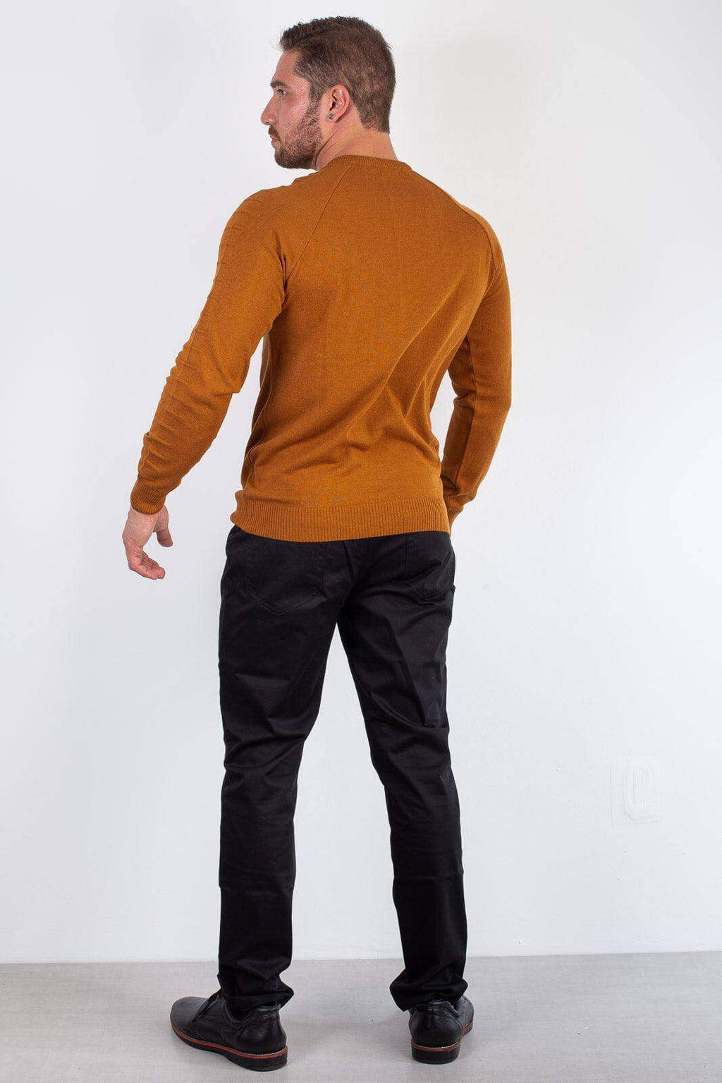 Blusa masculina de malha lisa 50002 - Enluaze