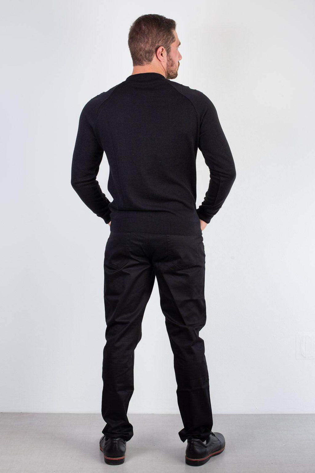 Blusa masculina de malha lisa 50002 - Enluaze