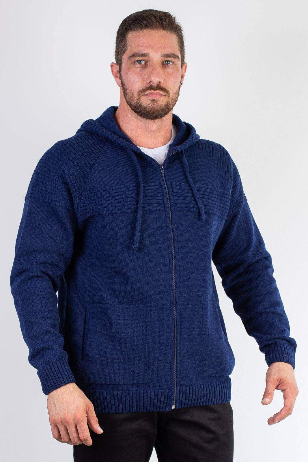 Jaqueta de malha manga raglan 50005 - Enluaze