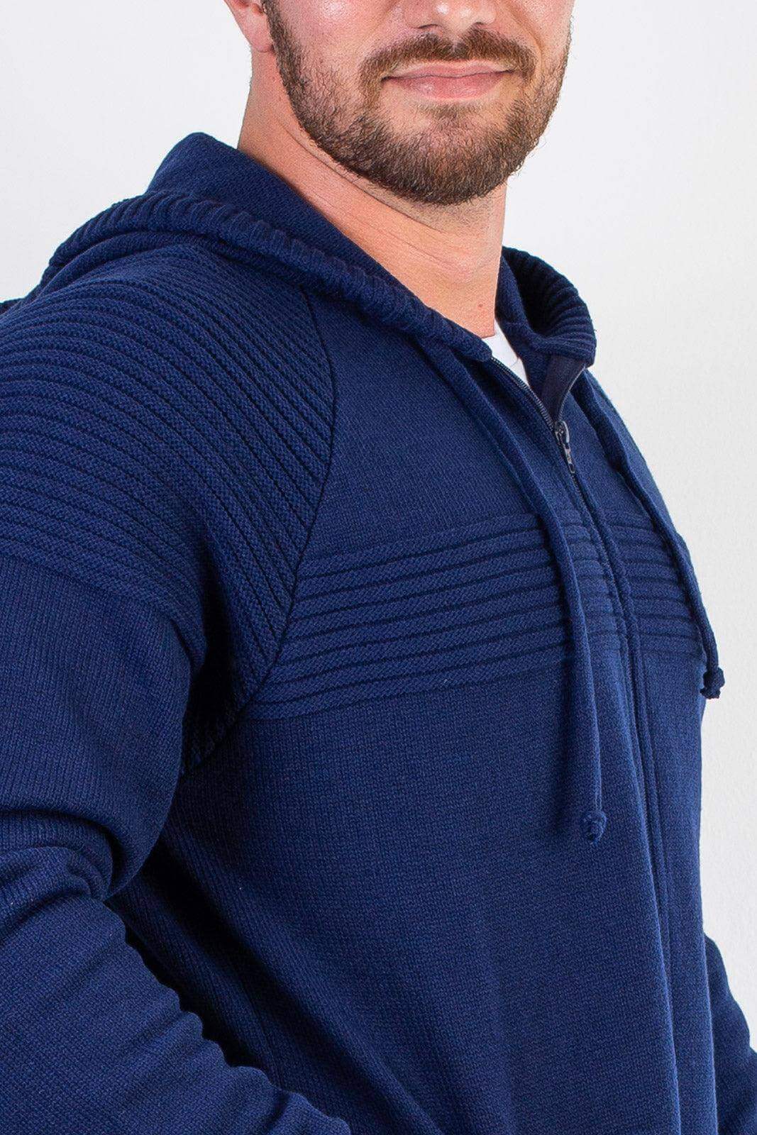 Jaqueta de malha manga raglan 50005 - Enluaze