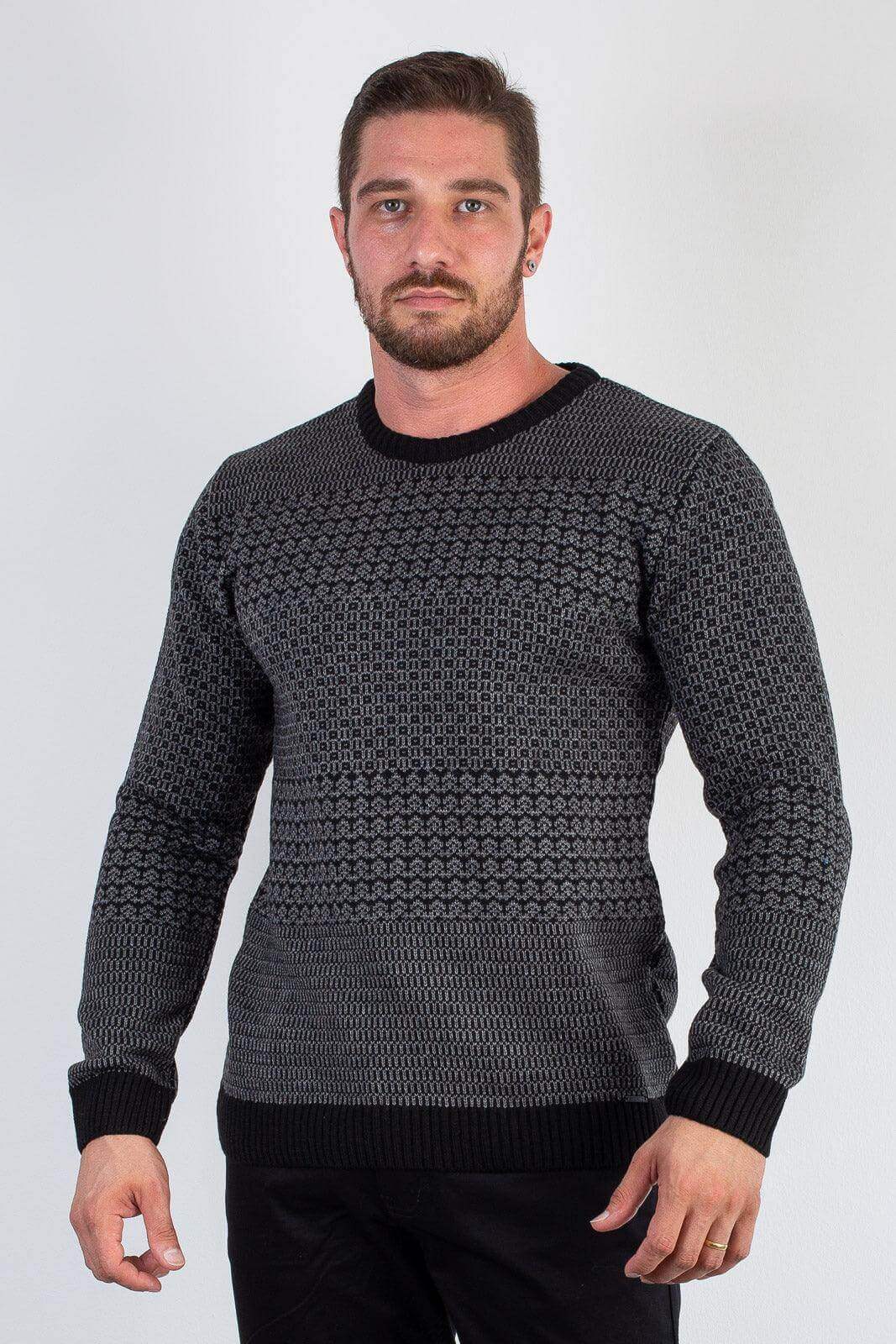 Blusão de malha masculino 50006 - Enluaze