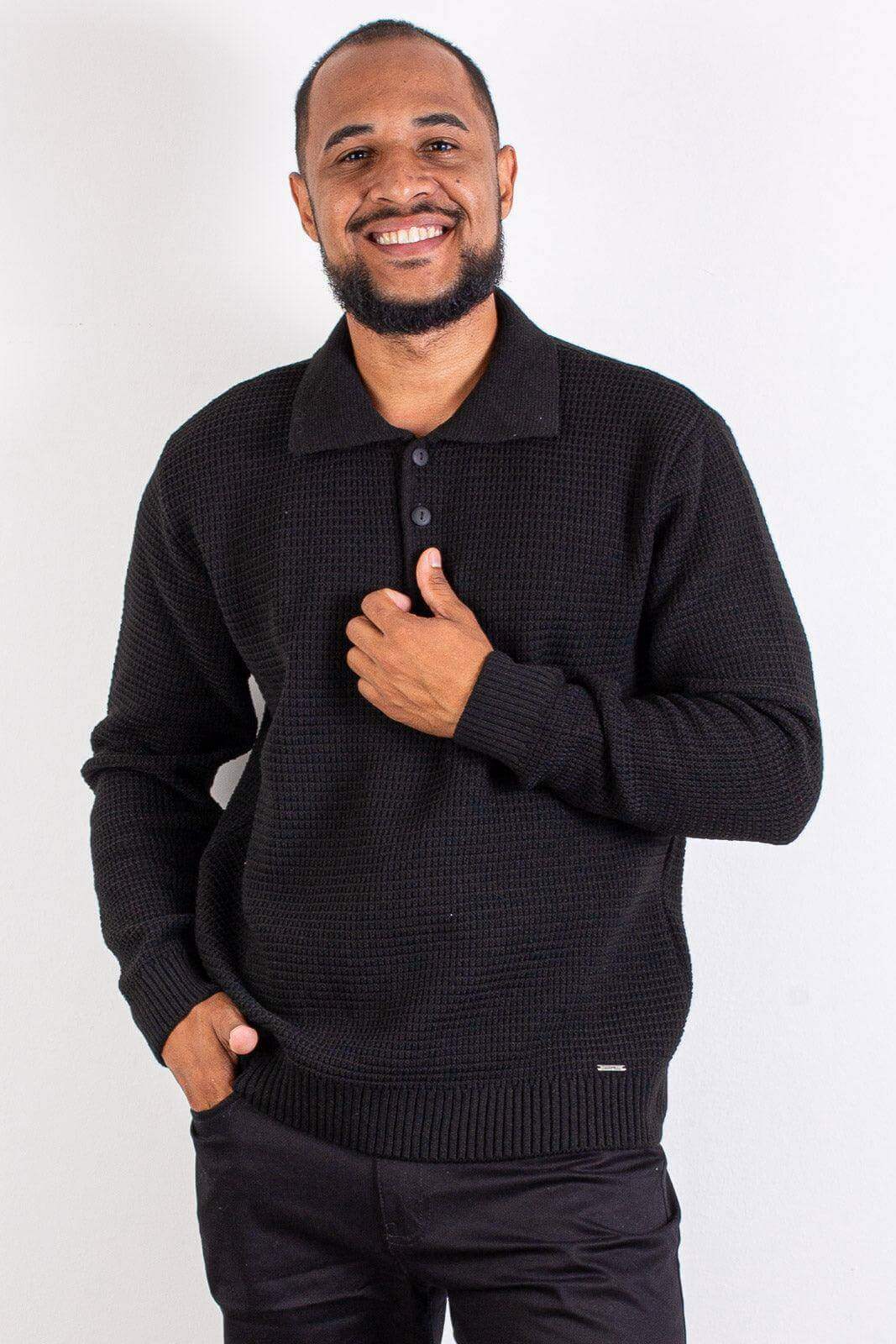 Blusão de malha masculino 50007 - Enluaze