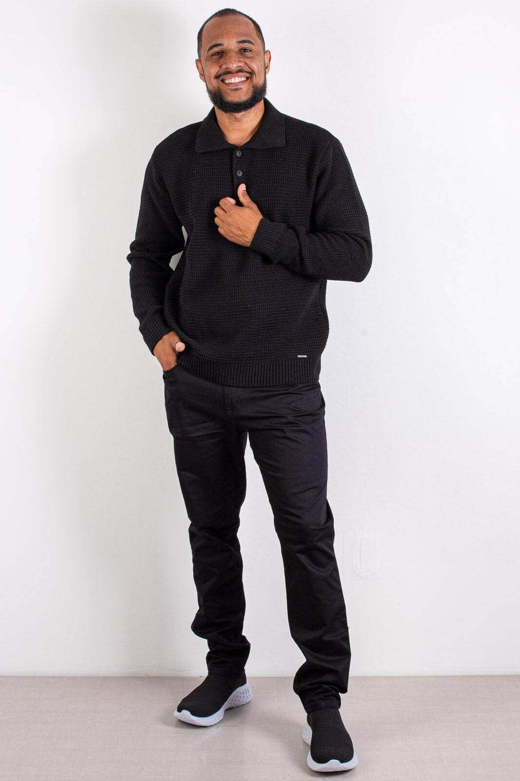 Blusão de malha masculino 50007 - Enluaze