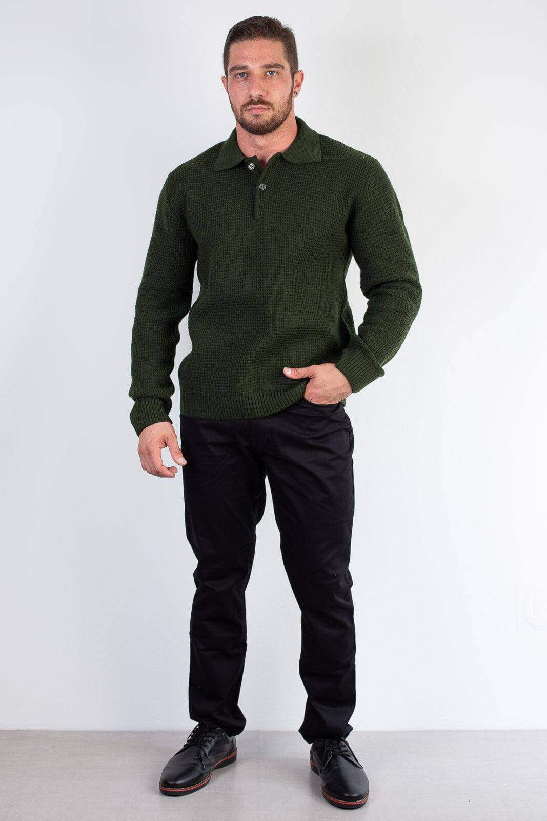 Blusão de malha masculino 50007 - Enluaze