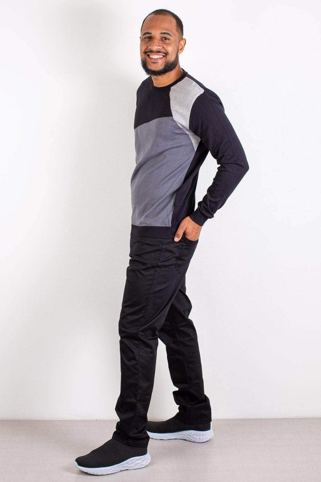 Blusa masculina de malha 50008 - Enluaze