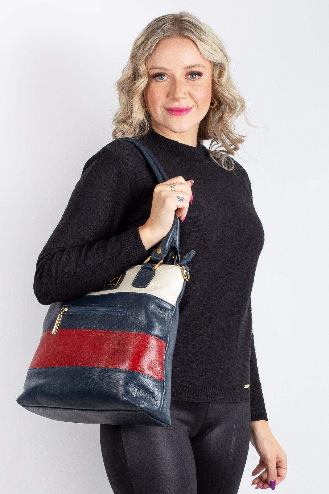 Bolsa de ombro em couro Alice - Enluaze