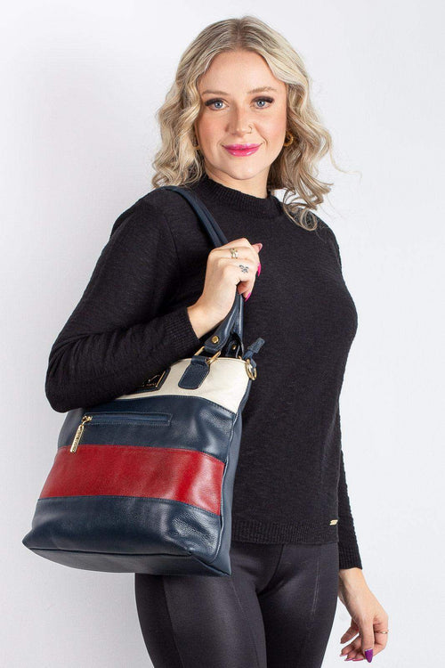 Bolsa de ombro em couro Alice - Enluaze