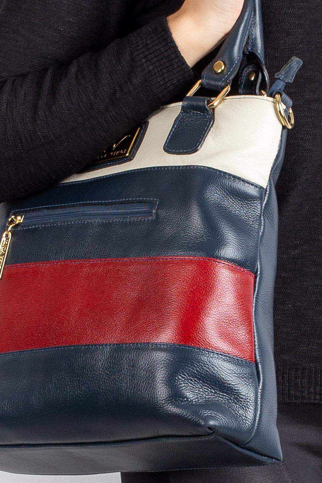 Bolsa de ombro em couro Alice - Enluaze