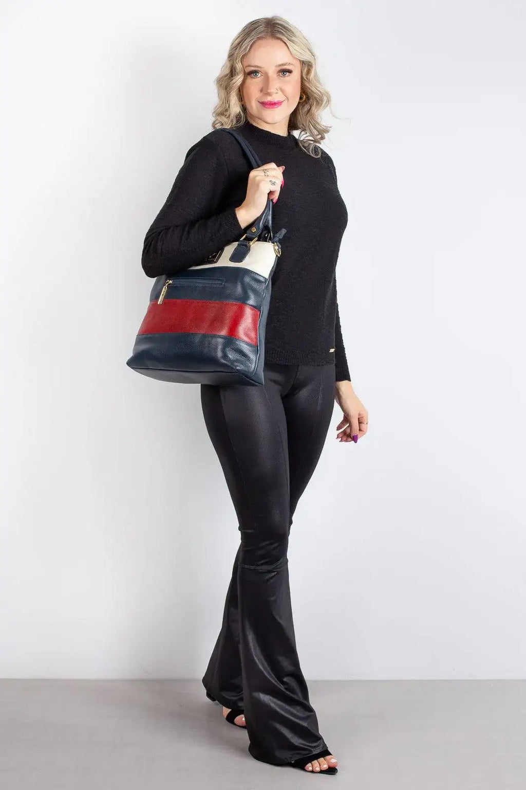 Bolsa de ombro em couro Alice - Enluaze