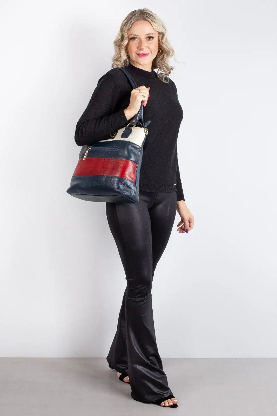 Bolsa de ombro em couro Alice - Enluaze