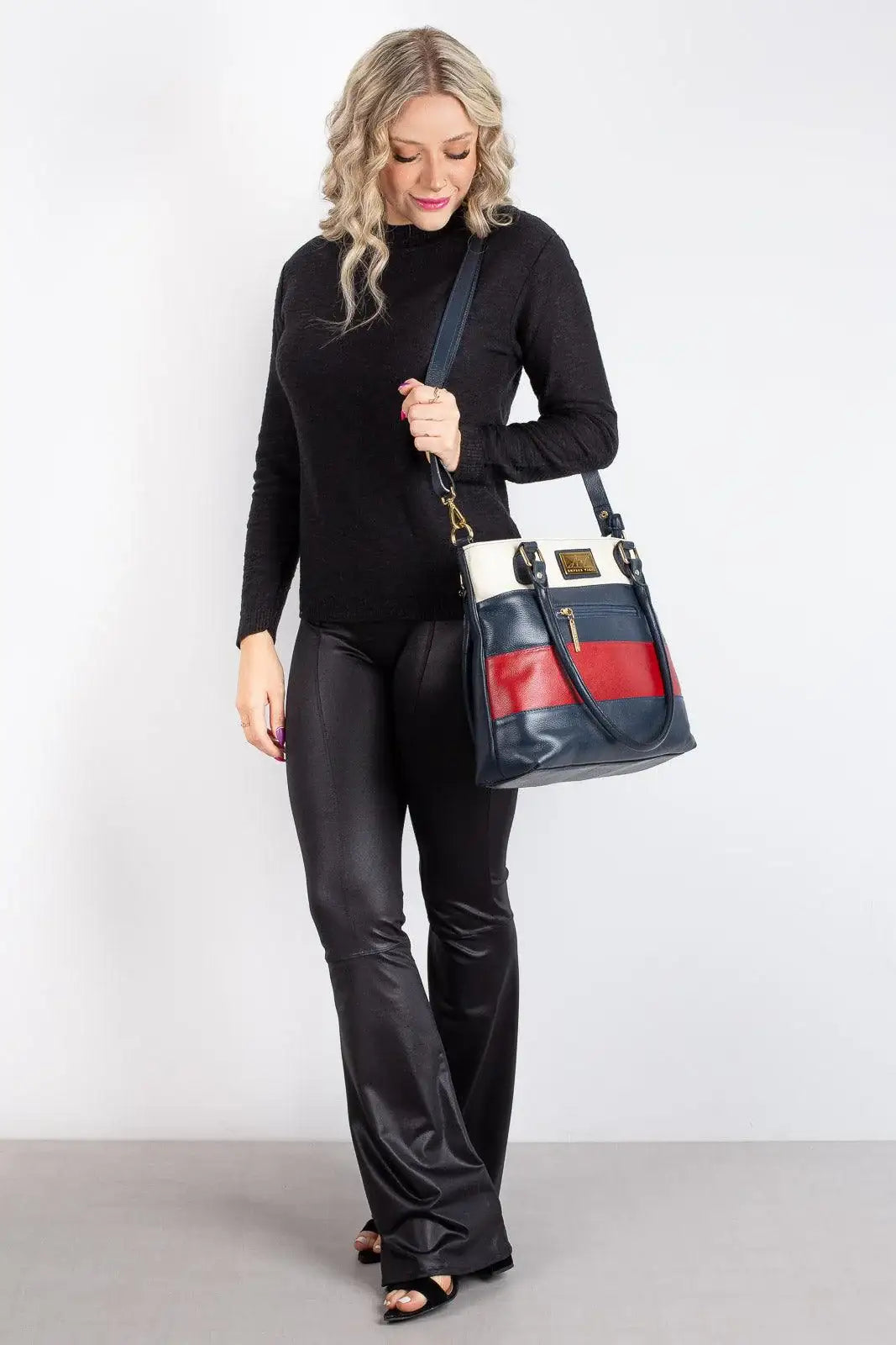 Bolsa de ombro em couro Alice - Enluaze