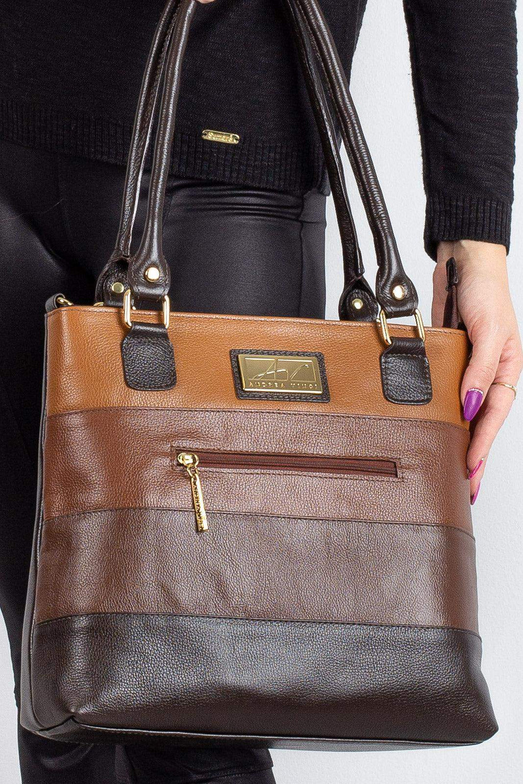 Bolsa de ombro em couro Alice - Enluaze