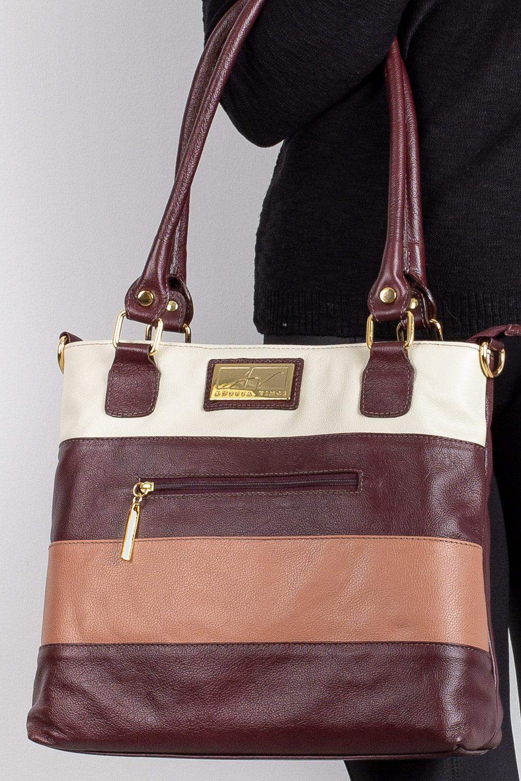 Bolsa de ombro em couro Alice - Enluaze