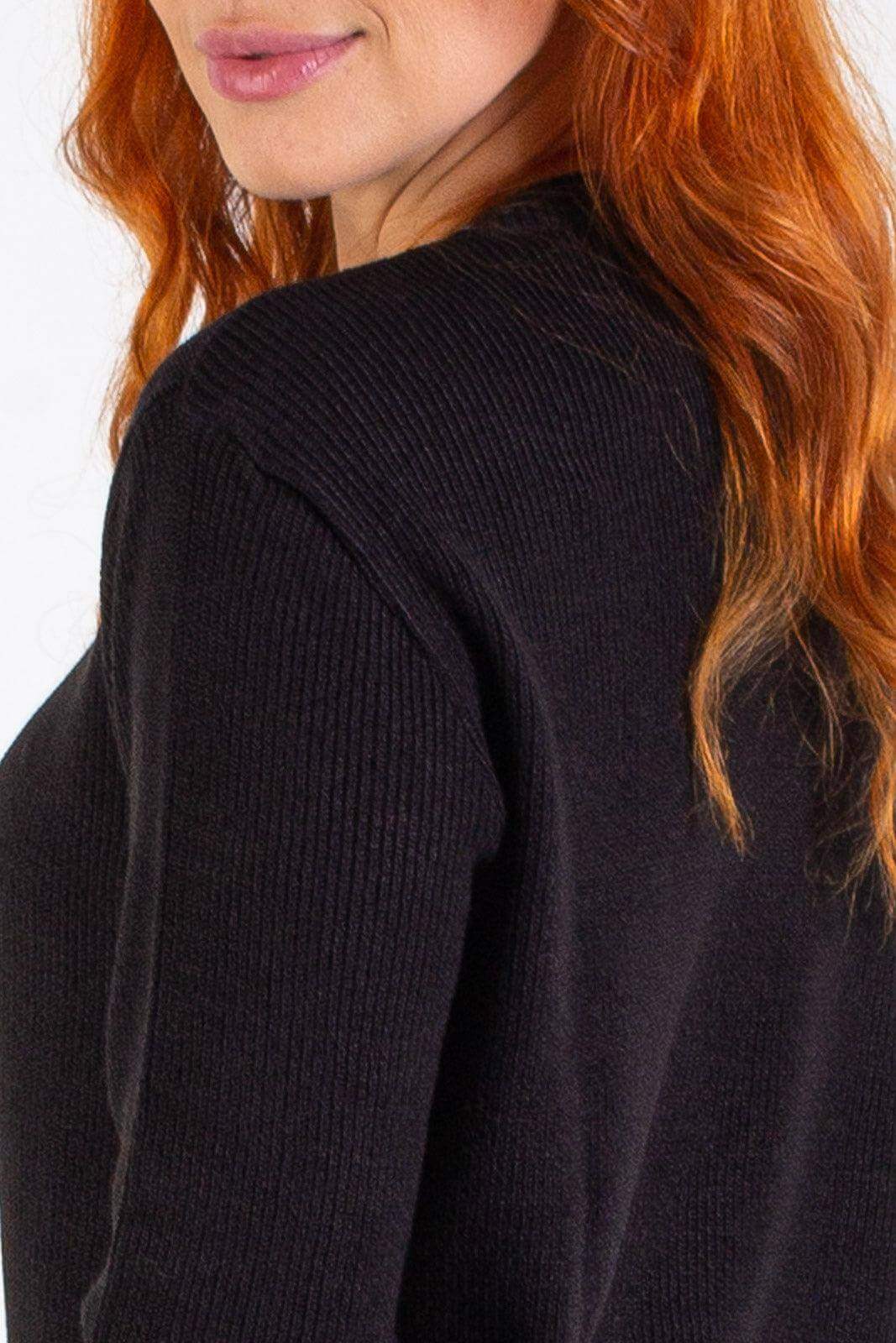 Básica de malha canelada gola redonda 60005 - Enluaze