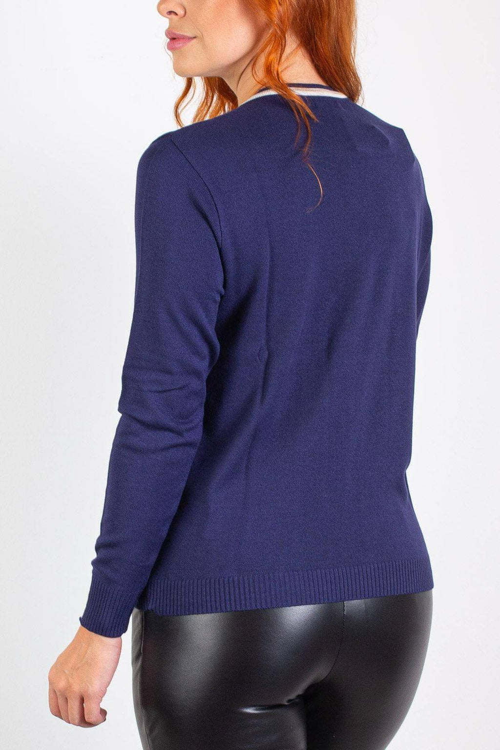 Blusa de malha manga longa 60007 - Enluaze