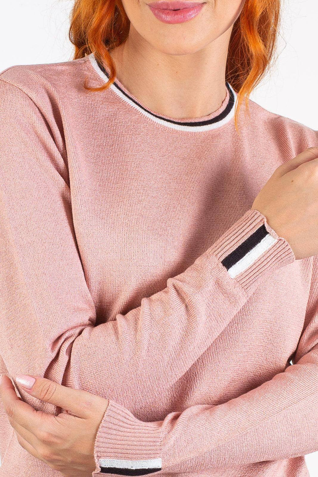 Blusa de malha manga longa 60007 - Enluaze