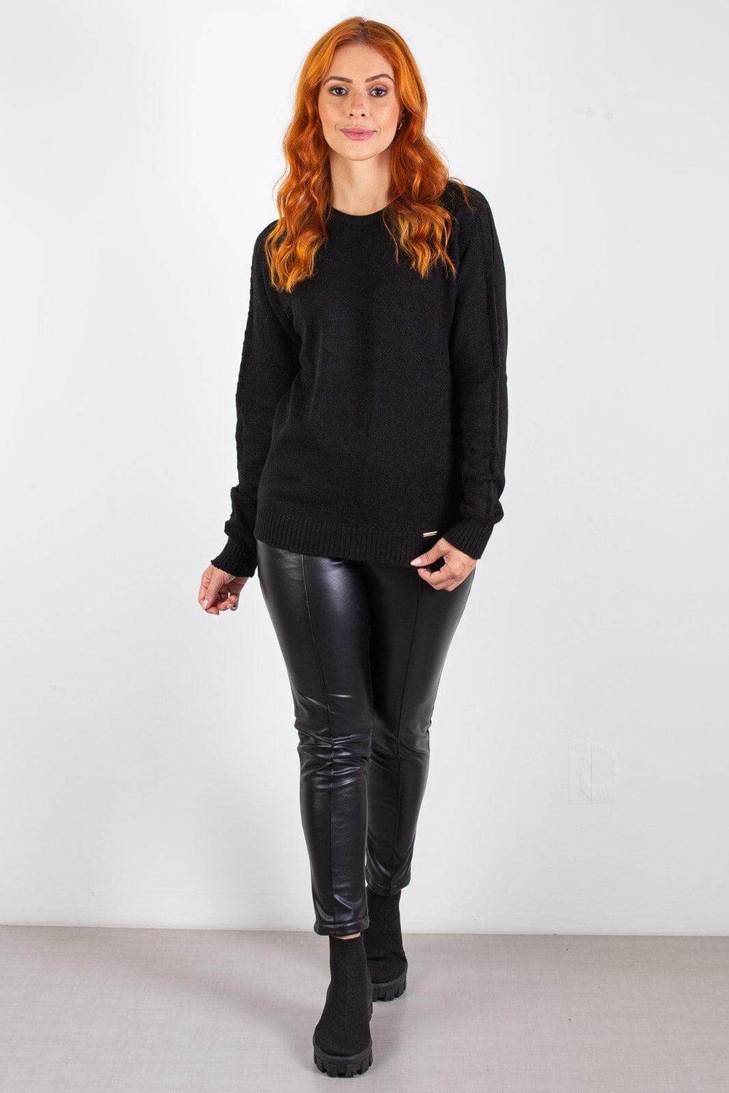 Blusa de malha feminina 60013 - Enluaze