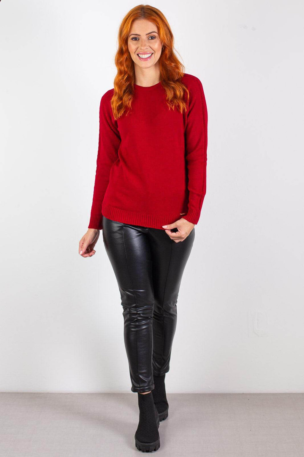 Blusa de malha feminina 60013 - Enluaze