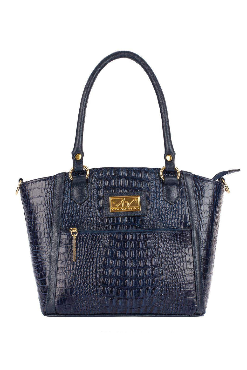 Bolsa de couro croco Heloisa - Enluaze