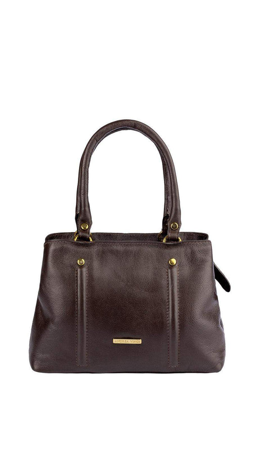 Bolsa de couro liso pequena Melina - Enluaze