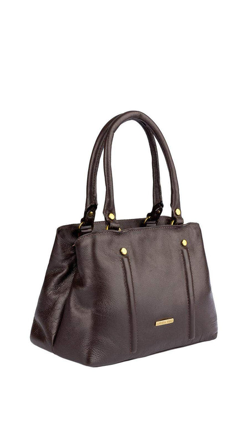 Bolsa de couro liso pequena Melina - Enluaze