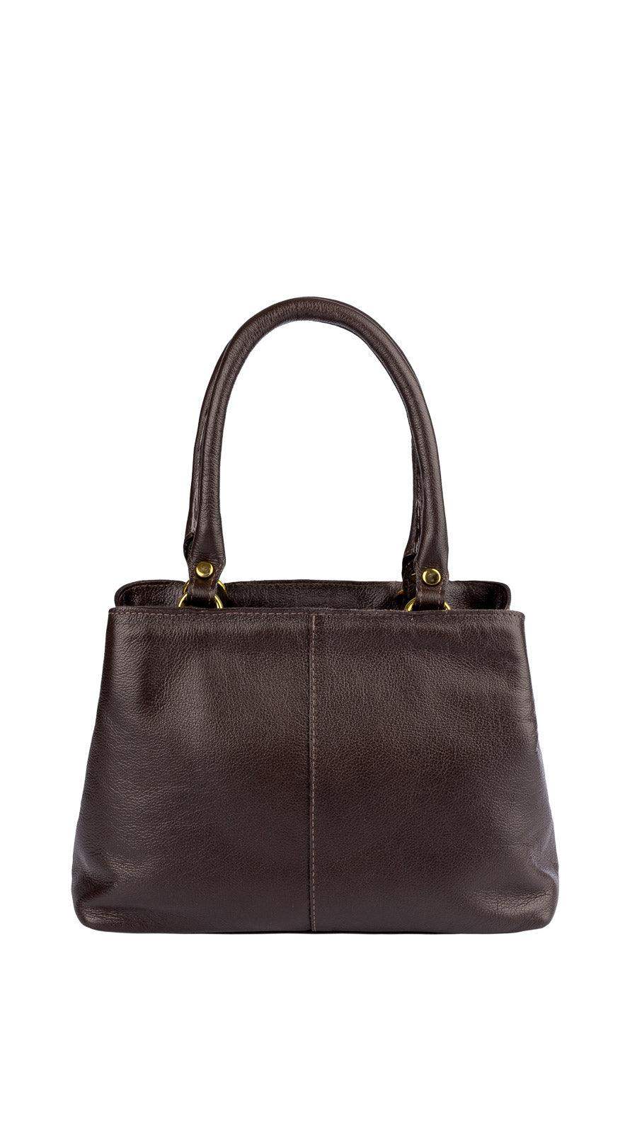 Bolsa de couro liso pequena Melina - Enluaze