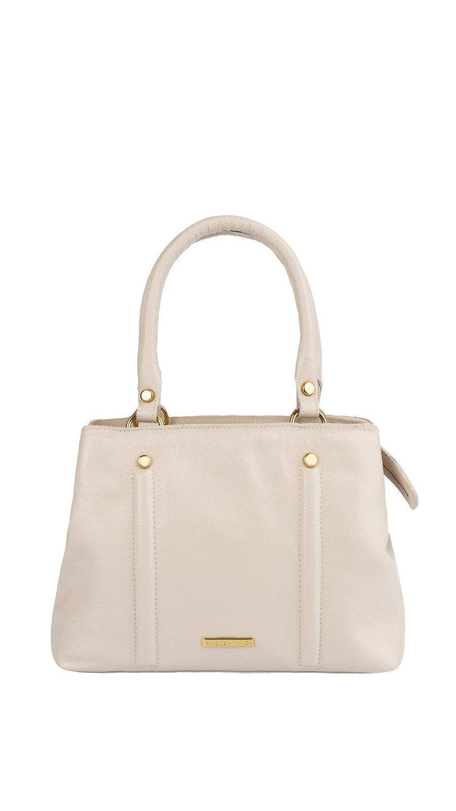 Bolsa de couro liso pequena Melina - Enluaze