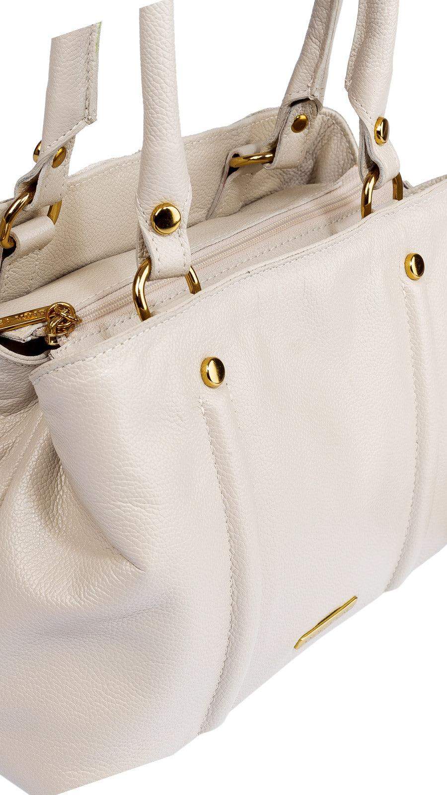 Bolsa de couro liso pequena Melina - Enluaze