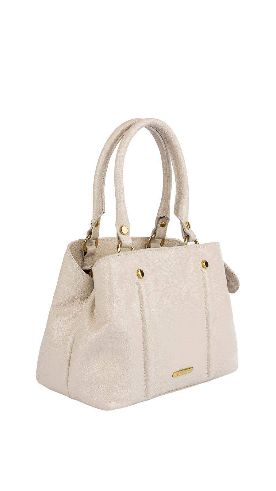 Bolsa de couro liso pequena Melina - Enluaze